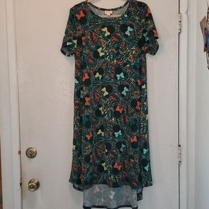 LuLaRoe Disney Minnie Mouse Ear Carly Dress